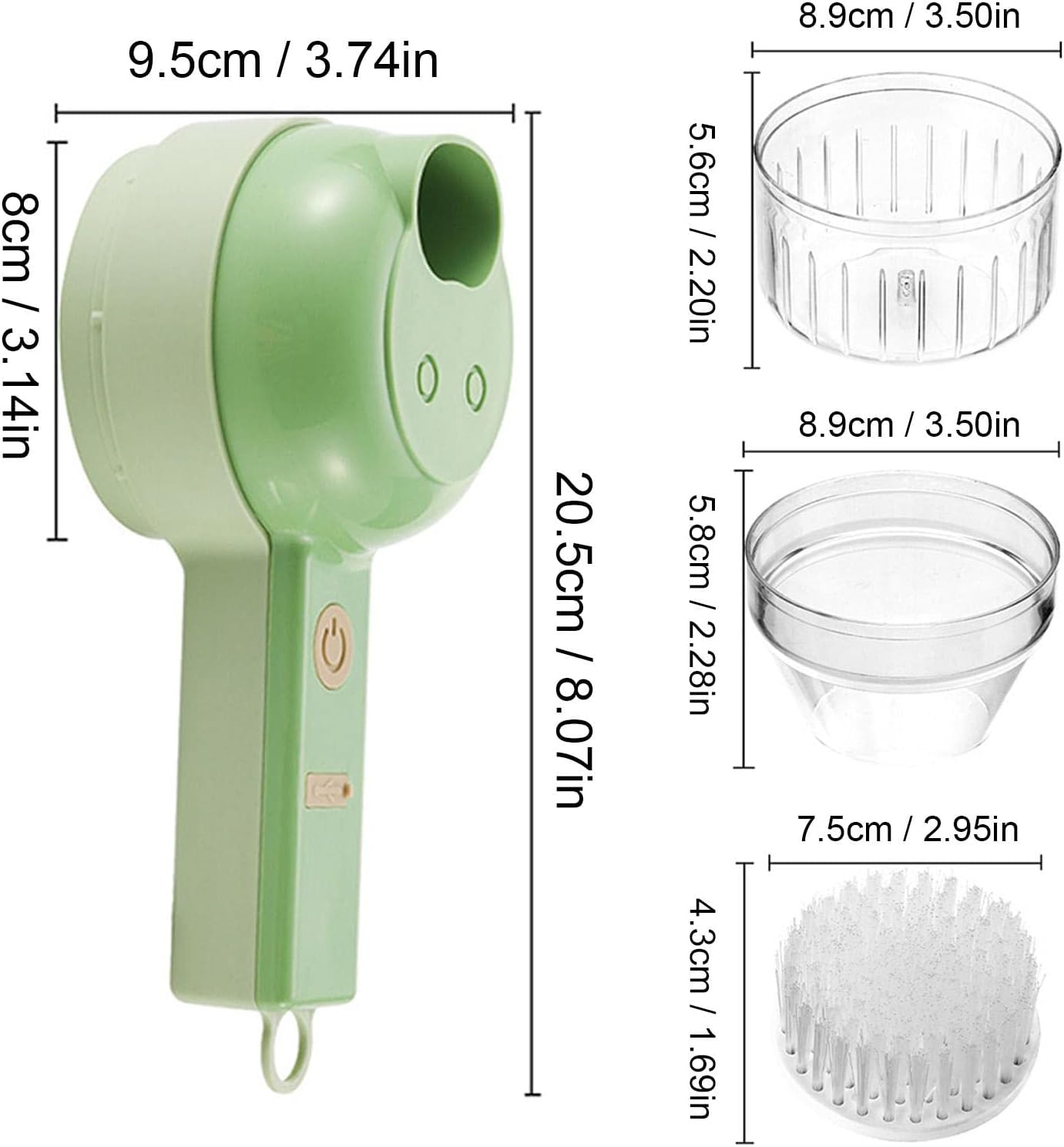 Vinaut™ Coupe-légumes Électrique 4-en-1